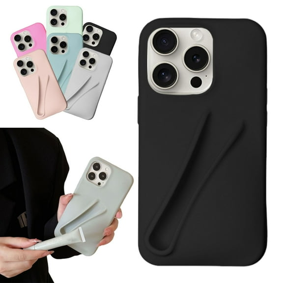 Universal Lip Gloss Phone Case - Lipstick Phone Case Liquid Silicone Camera Protection Lipstick Lip Glaze Phone Case Compatible with iPhone 14 15 Pro Max