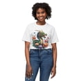 thumbnail image 2 of Dragon T Shirt With Art Print HD Cotton Unisex Tee Vintage Dragon Design, 2 of 87