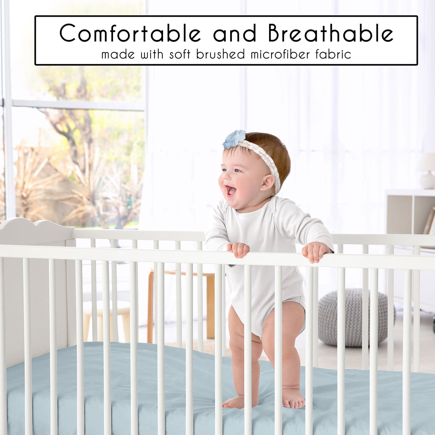 Sweet Jojo Designs Ocean Seashells Boy, Girl, Unisex/Gender Neutral Fitted Crib Sheets Set 2 Piece