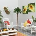 thumbnail image 2 of Nearly Natural 6ft. Christmas Palm Artificial Tree with 200 Warm White LED Lights, 2 of 8