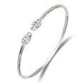 thumbnail image 3 of Better Jewelry Grape Bunch Ends .925 Sterling Silver West Indian Bangles, 1 pair, 3 of 7