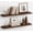 Dark Walnut, variant on 36 Inch Floating Shelves for Wall Set of 2, Large Long Wall Shelves for Living Room Decor, Walnut Brown Wooden Hanging Shelves for Bedroom Kitchen Bathroom Office Books Pictures (Dark Wood)