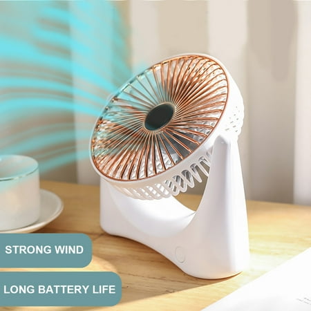 

Fairnull Portable Angle Adjustable USB Charging Summer Desktop 3-Mode Cooling Fan Cooler