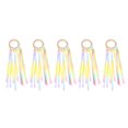 thumbnail image 1 of BESTYASH 5Pcs Streamer Gymnastics Ribbon Assorted Color Silk Fiber Dance Accessories for Performance, 1 of 6
