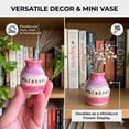 thumbnail image 3 of Hand‑Thrown Whiskers Keepsake Vase,Ceramic Cat Whisker Holder, Mini Handmade Pottery Pet Memorial Jar, for Shed Whiskers and Fur Decorative Small Bud Vase for Cat Lovers (B), 3 of 9