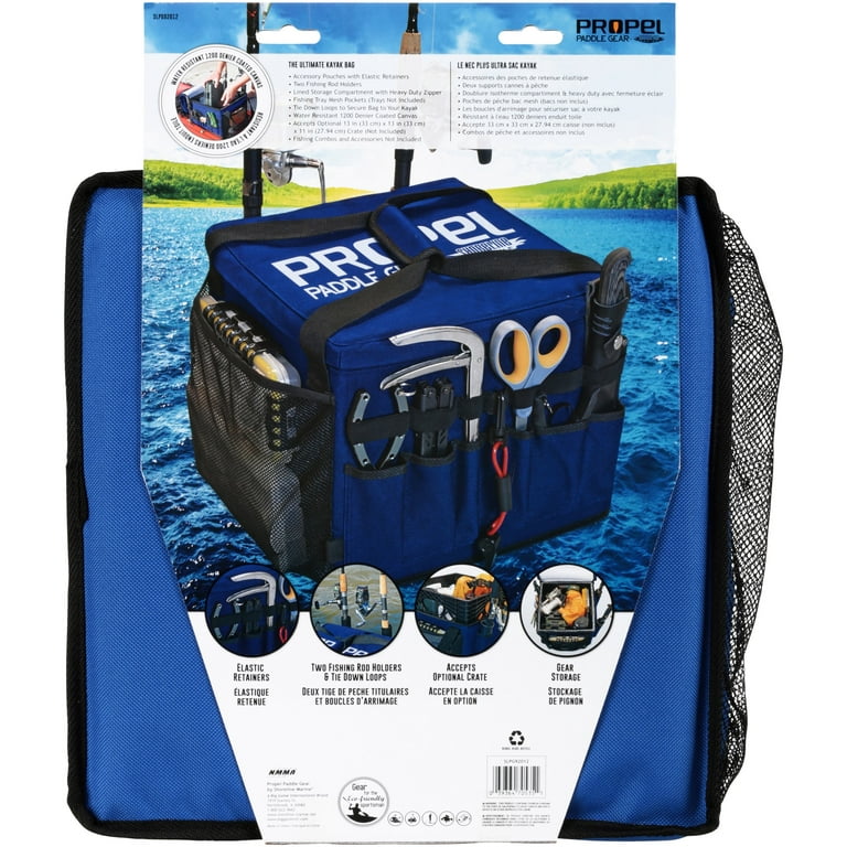 Propel Paddle Gear by Shoreline Marine Ultimate Kayak Fishing Accessories  Bag, Blue