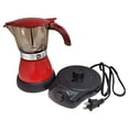 thumbnail image 5 of Bene Casa - Electric Espresso Maker 1-3 Cup Red, Cafetera Electrica Roja de 3 Tasa Model BC-95514., 5 of 8