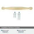 thumbnail image 5 of Amerock Inspirations 5-1/16 inch (128mm) Center-to-Center Champagne Bronze Cabinet Pull, 25 Pack, 5 of 5