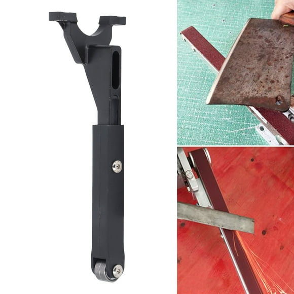 Bench Grinder Belt Sander Attachment, Stable Low Noise Electric Angle Grinder Belt Sander Attachment for Accurate Single Tasks for Amateur Artisans