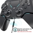 thumbnail image 2 of Control Inalámbricos Gamer Controlador Mando Gamepad Joystick Para Ps4 P4 / Pro/Slim / PC ,Negro, 2 of 11