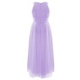 TSSOE Kids Girls Sequins Sleeveless Chiffon Princess Maix Dress Junior