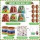 thumbnail image 2 of Party Favors Football Bluegogo, 60 unidades, con bolsas con cordón, 2 of 7