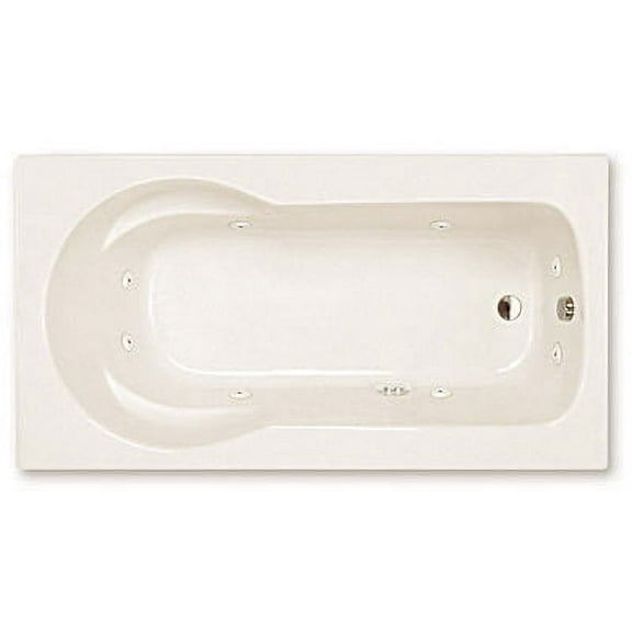 Atlantis Tubs 3260ZWR Zepher 32 x 60 x 23 - Inch Rectangular Whirlpool Jetted Bathtub w/ Right Side Pump Placement