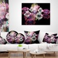 thumbnail image 4 of Designart Pink Water Drops on Mirror - Abstract Throw Pillow - 12x20, 4 of 5