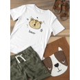 thumbnail image 3 of Cute Little Bear Face T-Shirt Toddler -Image by Shutterstock,  3 Toddler, 3 of 4