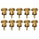 thumbnail image 4 of 10 piezas de correa de bajo de guitarra cerraduras botón para ukelele guitarra eléctrica Banjo Dorado Yuyangstore botón de correa de ukelele, 4 of 8