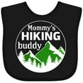thumbnail image 3 of Inktastic Mommy's Hiking Buddy with Mountains and Trees Boys or Girls Baby Bib, 3 of 4