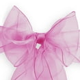 thumbnail image 2 of Lann's Linens - 10 Elegant Organza Wedding/Party Chair Cover Sashes/Bows - Ribbon Tie Back Sash - Fuchsia, 2 of 3