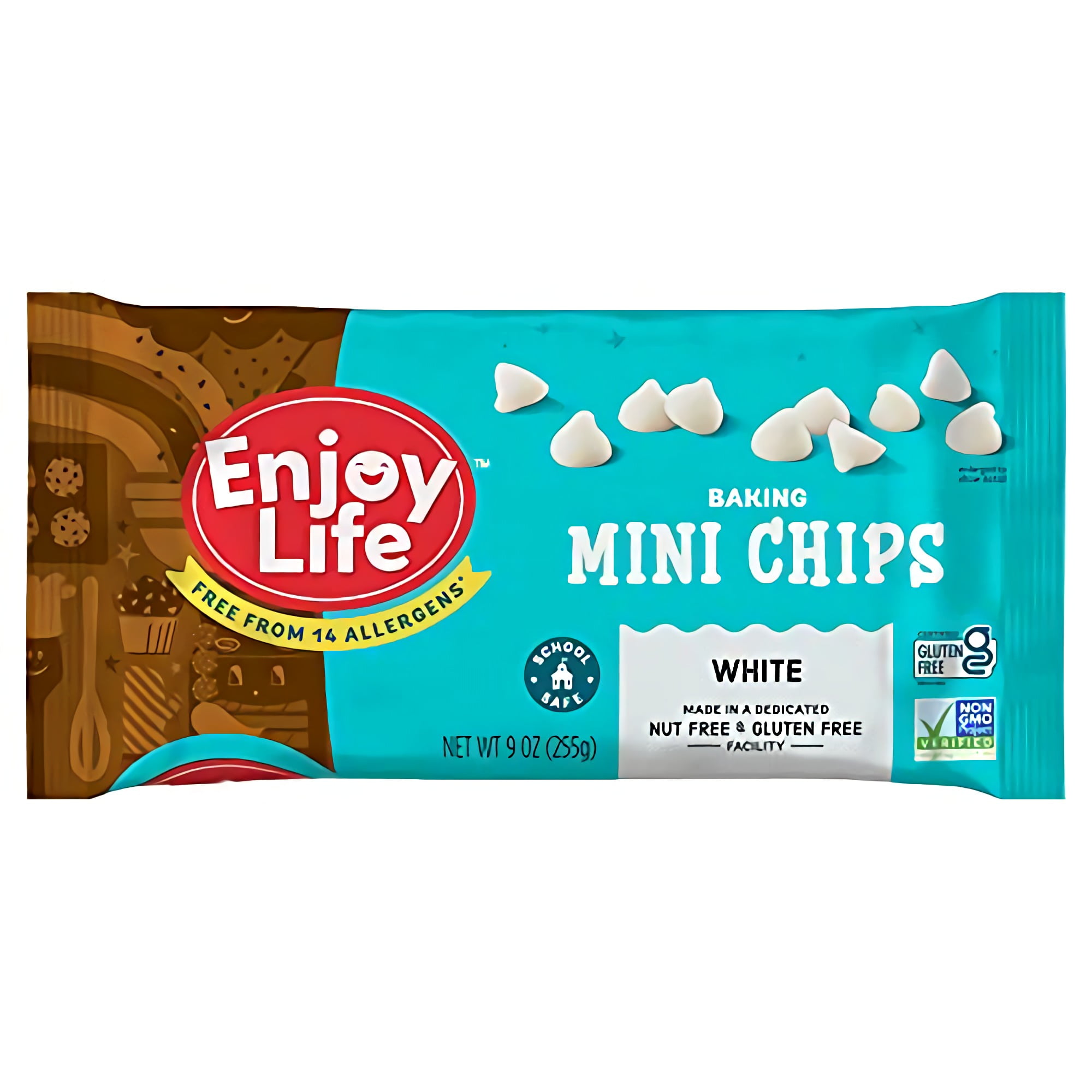 Enjoy Life Mini White Baking Chips White Chocolate Flavor, 9 oz Pack
