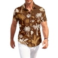 thumbnail image 2 of HAJWOH Hawaiian Shirt for Men Casual Button Down Short Sleeve Summer Beach Shirts Loose Fit Floral Print Tropical Tops, 2 of 7
