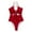 Red, variant on Uaswgudfs Women's Back-Cross Strap One-Piece Swimsuit with Front Bow Accent & Smooth Stretch Fabric for Poolside Sophistication White L