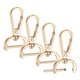 thumbnail image 1 of Ganchos de clip giratorio Uxcell [4 piezas] - Ganchos de clip para llaveros, uso para hacer llaveros - [Dorado claro - 1.89 pulgadas] Hardware de cinta de anillo en D, 1 of 6