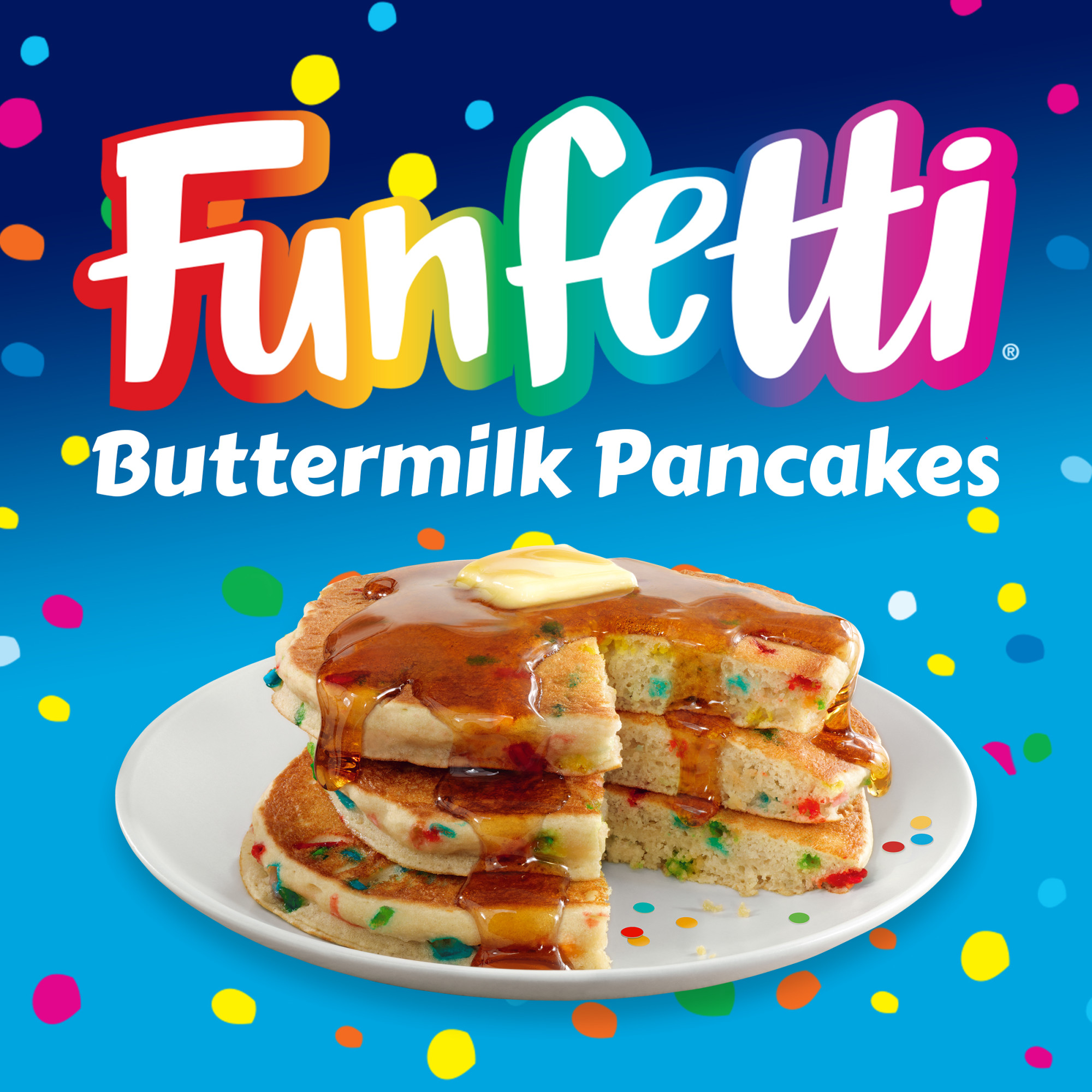 Pillsbury Funfetti Complete Buttermilk Pancake and Waffle Mix, 28 oz Box - image 3 of 8