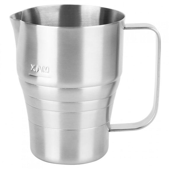 Household Stainless Steel Coffee Frothing Pitcher Milk Frothing Cup with Scale 900ML, Milk Coffee Cappuccino Latte Art Barista Steam Pitchers Milk Jug Cup