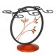 thumbnail image 3 of Tendedero Irfora Vintage Bronce Red Wine Glass Rack 6 Copas de vino Stemware Storage Display Rack de secado Soporte de mesa Soporte de copa de vino de pie Base sólida, 3 of 7