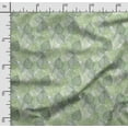 thumbnail image 2 of Soimoi Leaves Print,Cotton Cambric, Quilting Fabric Sold by The Yard 42 Inch Wide, Medium Weight Cotton Fabric, SewingSupplies,Pear Green, 2 of 5