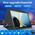 thumbnail image 4 of New Flagship Tablet 2026 Android14 Tablet, 14 Inch Tablet,5G Wi-Fi Tablet Computer,2 In 1 Tablet with Keyboard, 20GB RAM 1000GB ROM ,Snapdragon 10-core processor,3840* 2160 IPS,Bluetooth5.0,GPS, 4 of 25