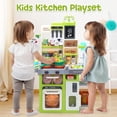 thumbnail image 2 of Set de cocina HOLYFUN Kids con sonidos, luces y agua verde, 2 of 9