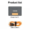 thumbnail image 2 of Caja de carga ZGCINE PS-BX1 Batería de cámara portátil Estuche de carga rápida 5200mAh Cargador de batería dual inalámbrico con puerto tipo C Reemplazo para batería Sony NP-BX1 ZGCINE  Caja de carga, 2 of 7