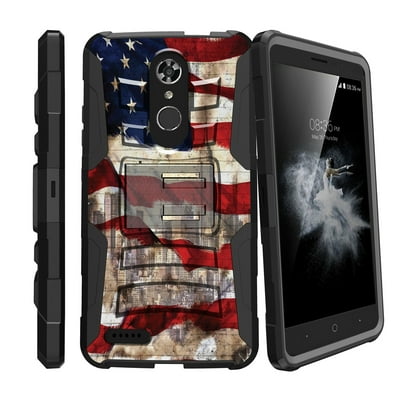 Dual Layer Rugged Case with Kickstand for ZTE Max XL Cameroon Ubuy