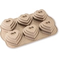 thumbnail image 1 of Nordic Ware Cast Bundt Bakeware Tiered Heart Cakelets Toffee Nordic Ware Nordic Ware, 1 of 2