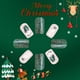 thumbnail image 5 of Paquete de 24 Uñas Postizas Navideñas | Uñas Cortas de Cobertura Completa con Pegamento | Material Abs | 12 Tamaños | Decoración de Uñas Fácil de Hacer, 5 of 6