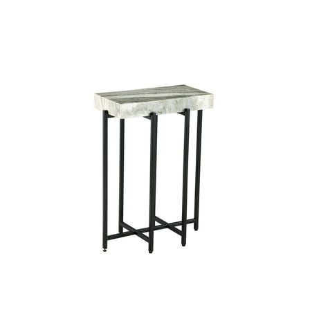 View Point Genuine Marble Top Accent Table