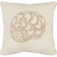 thumbnail image 3 of SAFAVIEH Palmer Seashell Pillow, 18" x 18", Cream, Set of 2, 3 of 4