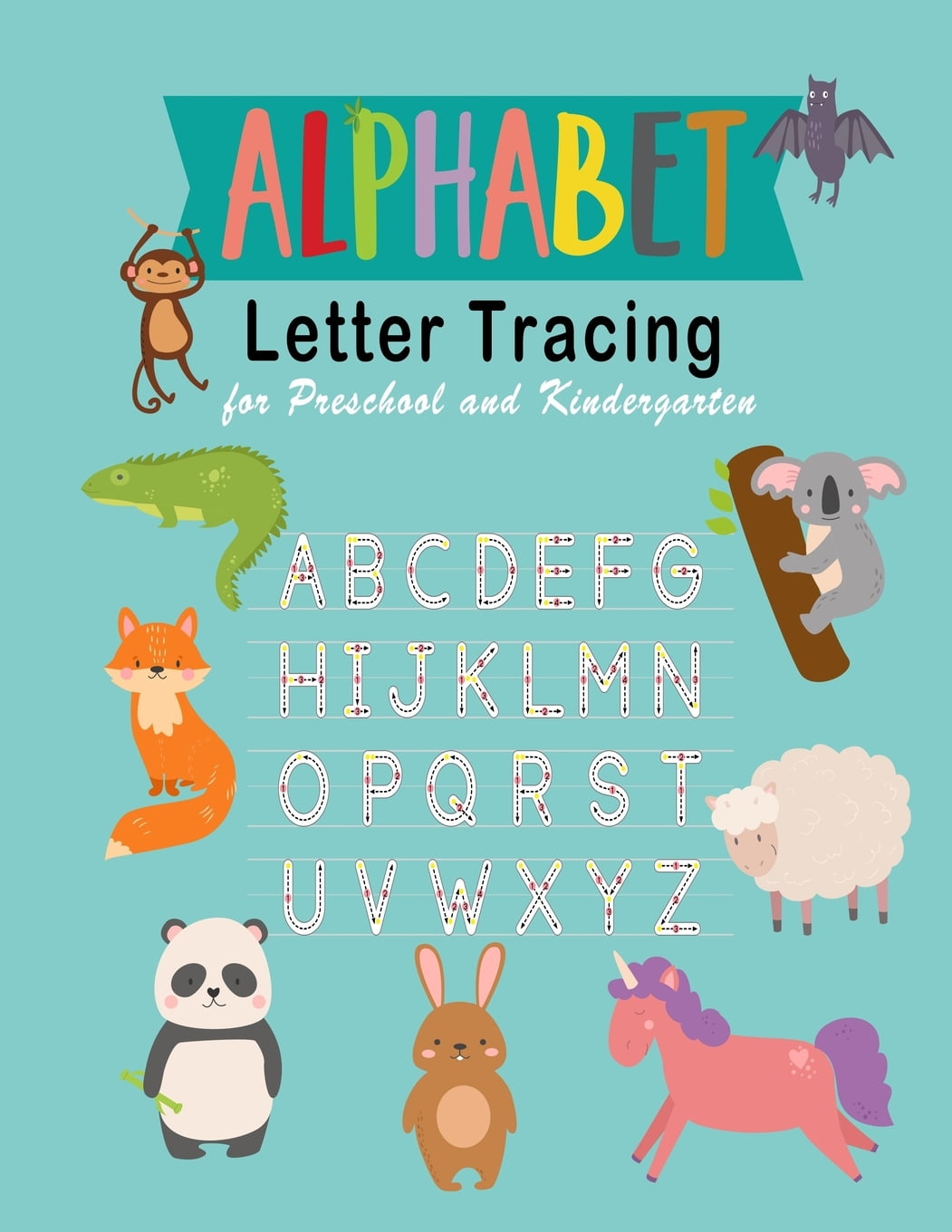 Handwriting workbook alphabet letter tracing essential writing 