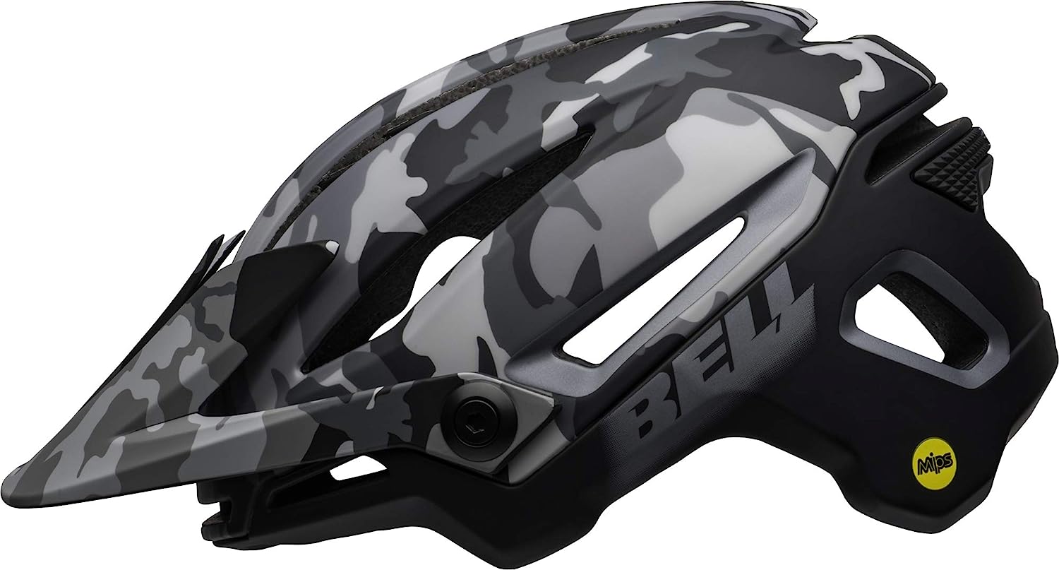BELL Sixer MIPS Adult Mountain Bike Helmet Matte/Gloss Black Camo (2023) Medium (55-59 cm)