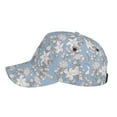 thumbnail image 5 of Naloa Original Classic Low Profile Hat Men Women Baseball Cap Dad Hat Adjustable Unconstructed Lily Flower Print Cap, 5 of 9