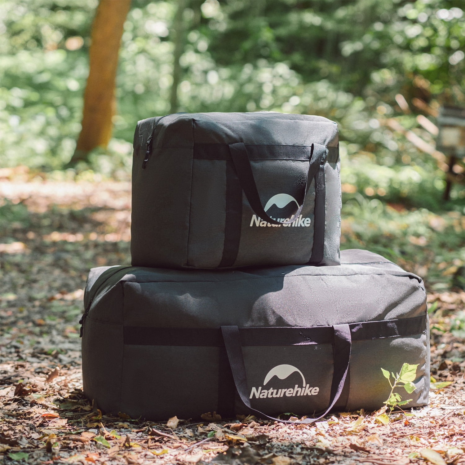 Naturehike, Collapsible Duffel Bag, Portable Large Capacity Storage Bag, Foldable Travel Luggage Bag for Adult, Sport Travel Duffel Bag