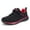 Red, variant on HUANBAI Children's Fashion Solid Color Mesh Flying Woven Sneakers For Boys And Girls Comfortable Breathable Running Shoes 4.5-5 Years