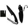 "Ultimate Arms Gear 8"" Fixed Blade Knife with Fire Starter Survival Survivor Outdoor Hunting Camping Fishing + Knife Tool Sharpener"
