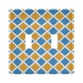 thumbnail image 2 of 3 Gang Light Switch Cover Plate Blue Yellow Block Wall Plate Decorate Electrical Outlet Cover Plates 4.56”x4.48”, 2 of 8