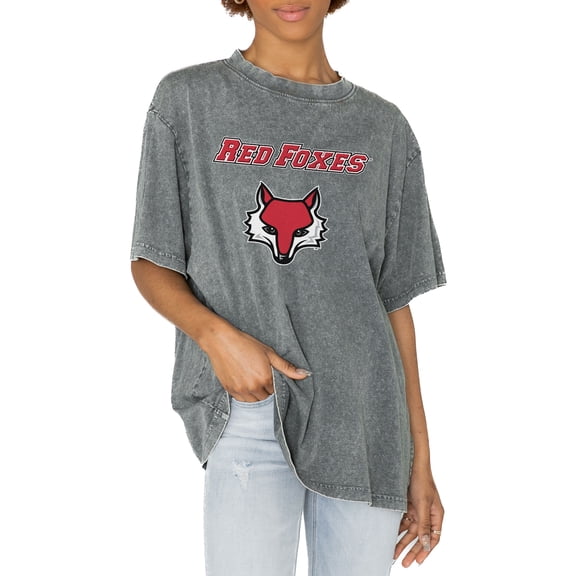 Women's Gameday Couture Gray Marist Red Foxes Solid Defense Oversized T-Shirt