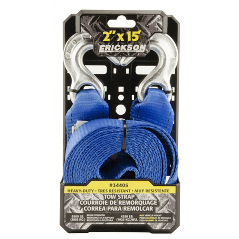 2" X 15' TOW STRAP BLUE 8500