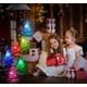 thumbnail image 5 of Campana de Viento Led Solar para Árbol de Navidad con Luces Que Cambian de Color - Decoración Navideña de 70 Cm para Exterior E Interior con Sensor de Luz y Diseño Resistente a La Lluvia, 5 of 7