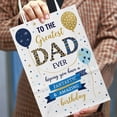 thumbnail image 3 of 12 Pack Dad Birthday Gift Bags, Medium Paper Party Bags with Handles for Celebrations, 3 of 6