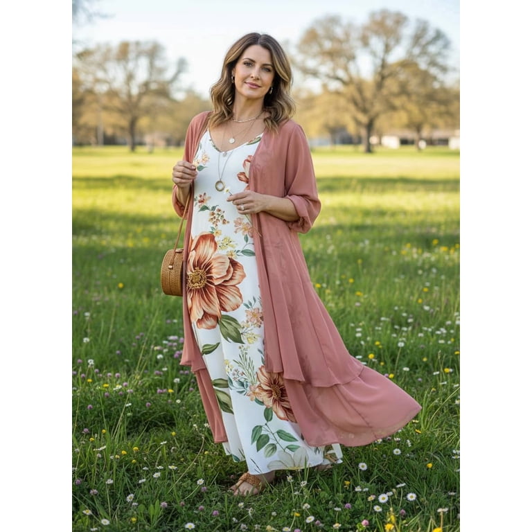 womens sage green maxi dress Flowy Sage Green Maxi Dress with Cape | Beach Wedding Guest & Resort Wear